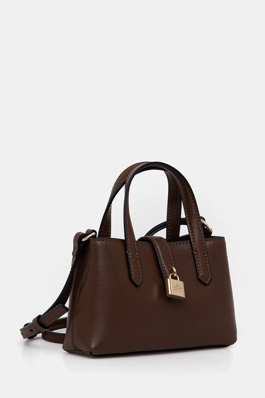 Karl Lagerfeld torebka skórzana K/AUTOGRAPH B1W32027 brązowy SS26