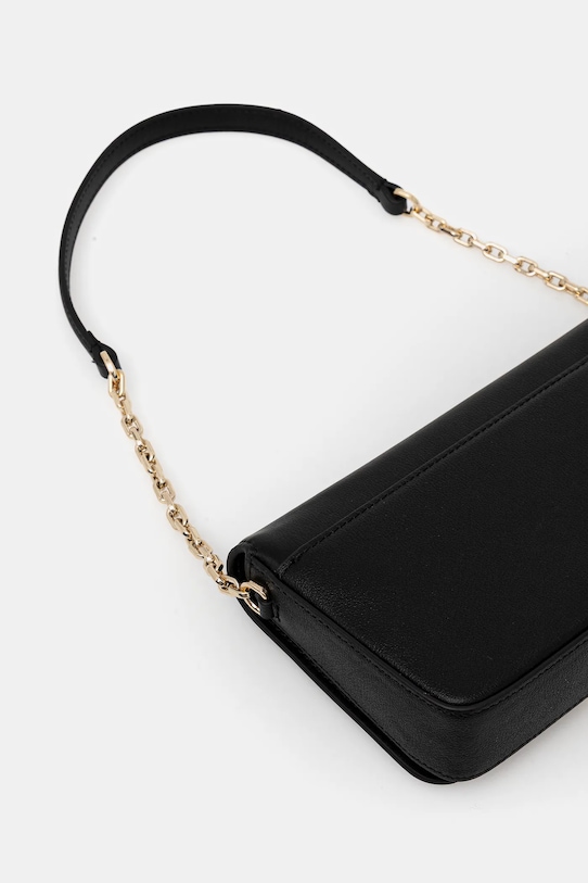 Karl Lagerfeld torebka skórzana K/SIGNATURE czarny B1W32037