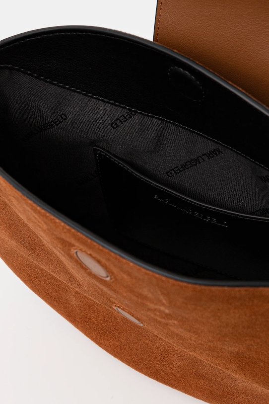 Karl Lagerfeld torebka zamszowa K/SIGNATURE B1W30196