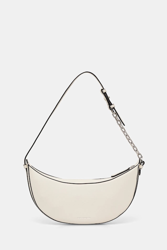 Akcesoria Karl Lagerfeld torebka skórzana K/AUTOGRAPH B1W30236 biały