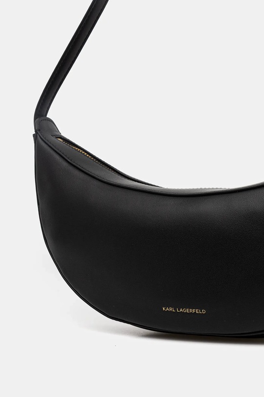 Akcesoria Karl Lagerfeld torebka skórzana K/AUTOGRAPH B1W30236 czarny