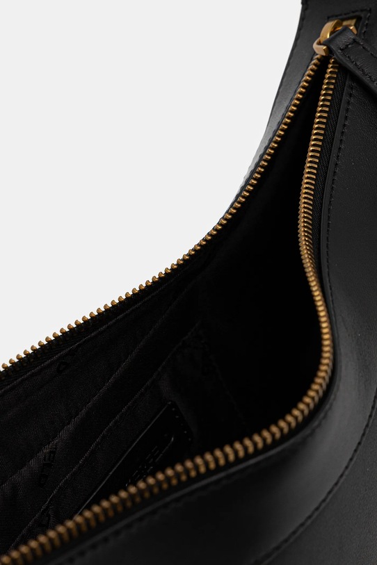 Karl Lagerfeld torebka skórzana K/AUTOGRAPH B1W30236 czarny