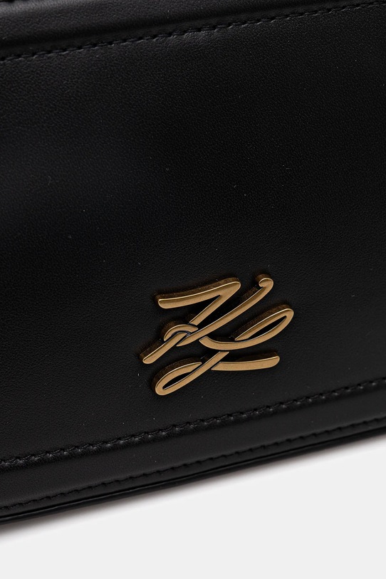 Akcesoria Karl Lagerfeld torebka skórzana K/AUTOGRAPH B1W30269 czarny