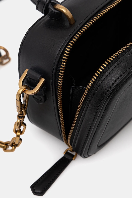 Karl Lagerfeld torebka skórzana K/AUTOGRAPH B1W30269 czarny