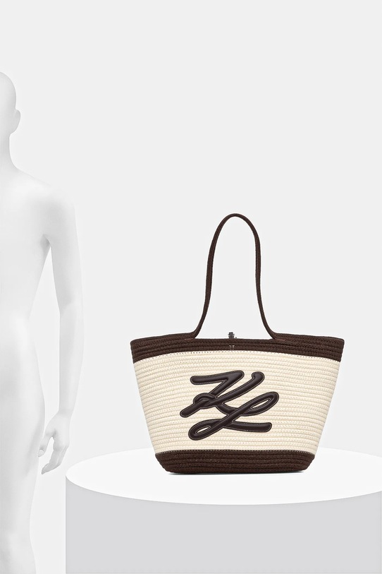 Bombažna torba Karl Lagerfeld K/AUTOGRAPH B1W46080