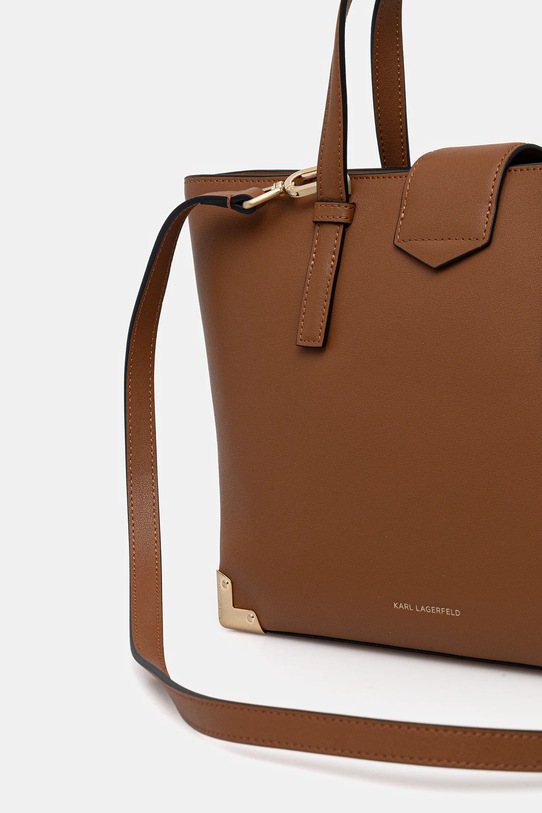 Karl Lagerfeld torebka K/TRUNK brązowy B1W30256