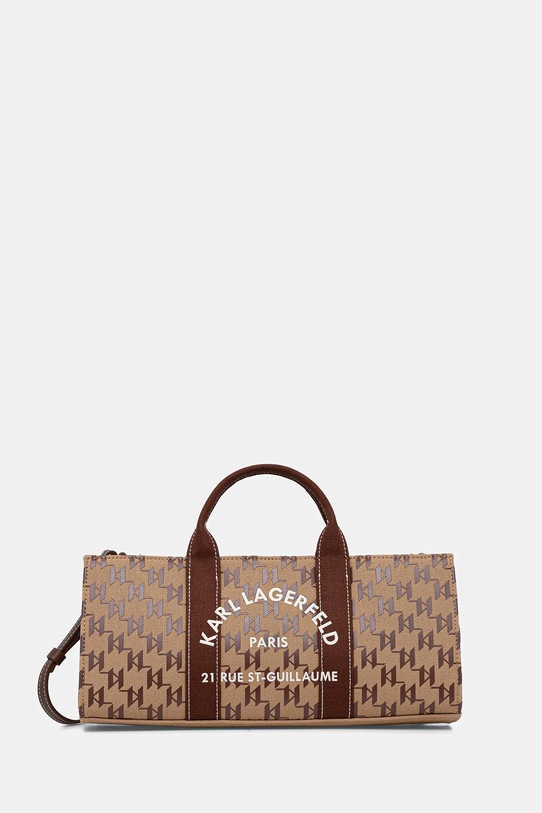 Чанта Karl Lagerfeld K/RSG текстилен кафяв B1W50013