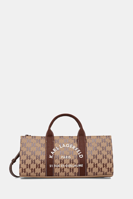 Чанта Karl Lagerfeld K/RSG текстилен кафяв B1W50013
