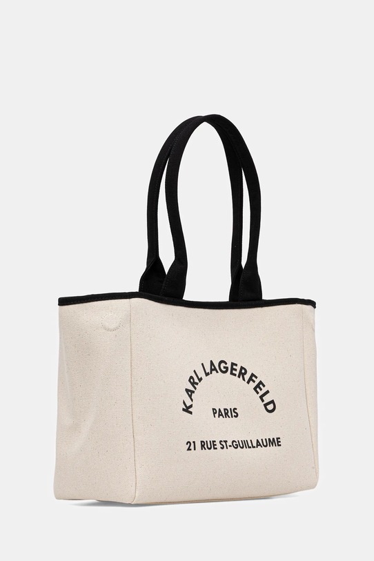 Karl Lagerfeld torebka bawełniana K/RSG B1W50010 beżowy SS26