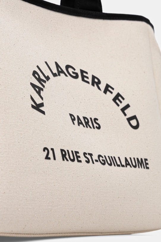 Karl Lagerfeld torebka bawełniana K/RSG beżowy B1W50010