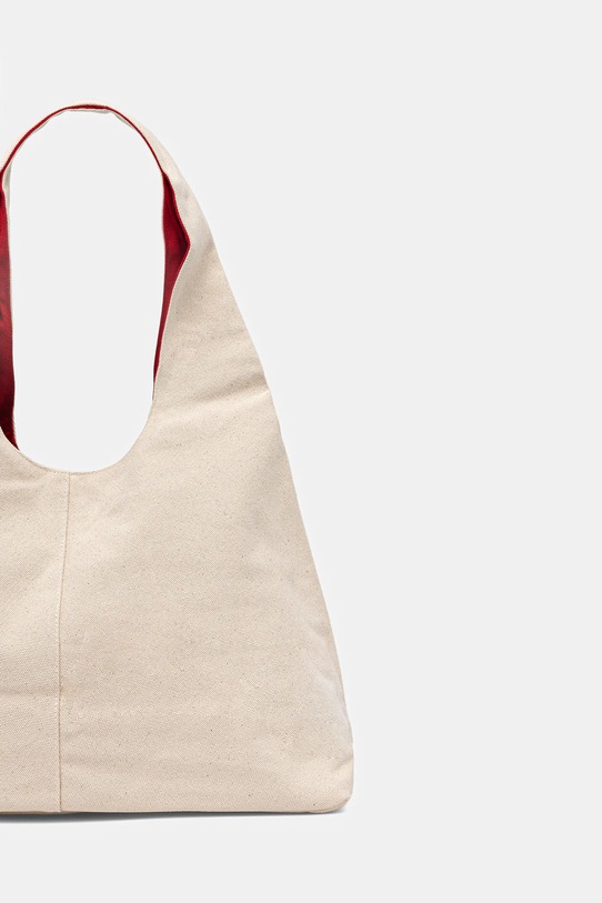 Akcesoria Karl Lagerfeld torebka bawełniana K/RSG B1W50015 beżowy