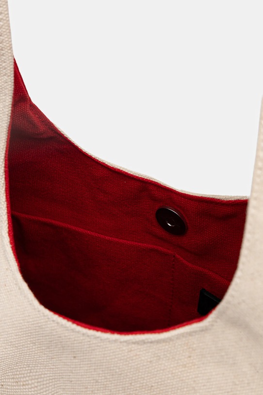 Karl Lagerfeld torebka bawełniana K/RSG B1W50015 beżowy