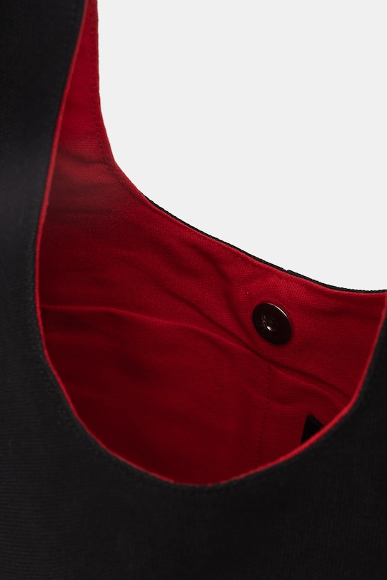 Pamučna torba Karl Lagerfeld K/RSG B1W50015 crna