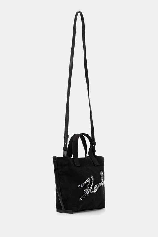 Karl Lagerfeld torebka K/SIGNATURE B1W50027 czarny SS26