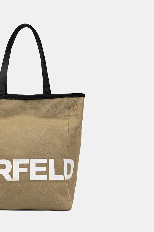 Αξεσουάρ Βαμβακερή τσάντα Karl Lagerfeld K/ESSENTIAL B1W50050 πράσινο