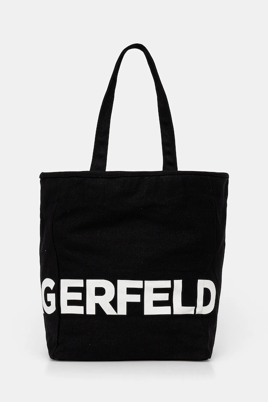 Doplnky Bavlnená taška Karl Lagerfeld K/ESSENTIAL B1W50050 čierna
