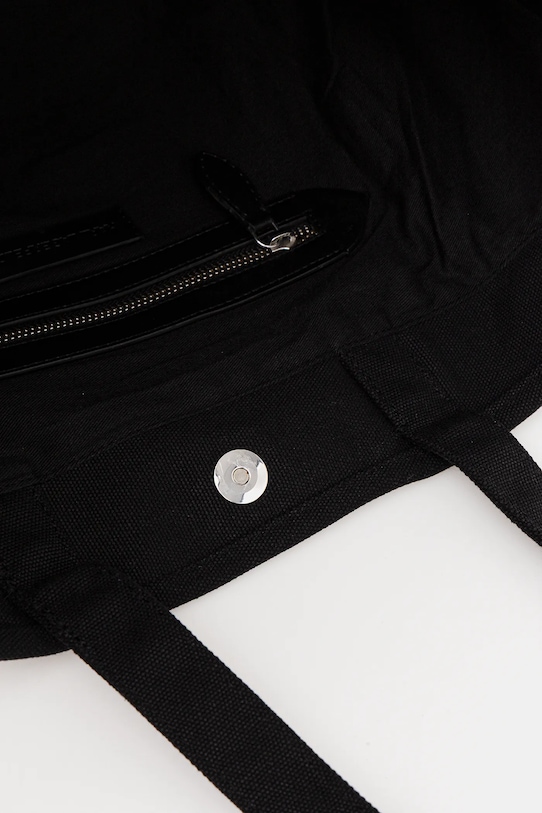 Bavlnená taška Karl Lagerfeld K/ESSENTIAL B1W50050 čierna