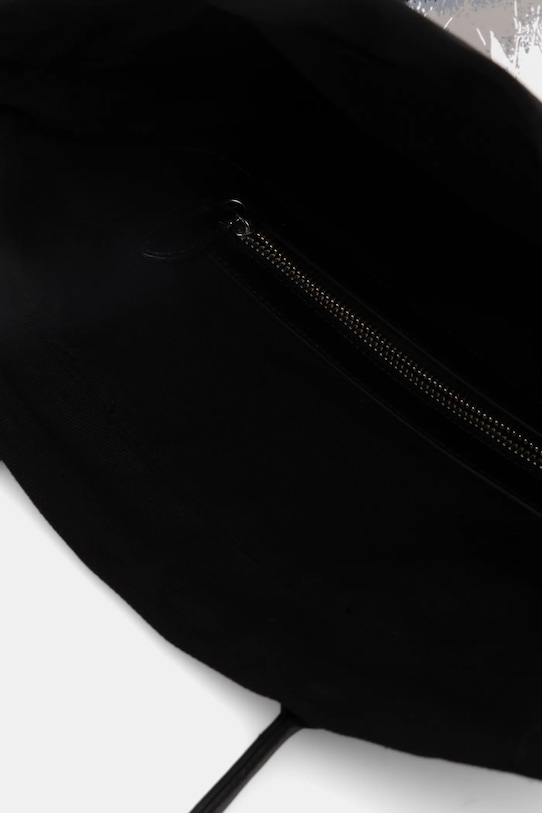 Pamučna torba Karl Lagerfeld IKON B1W50058 bijela