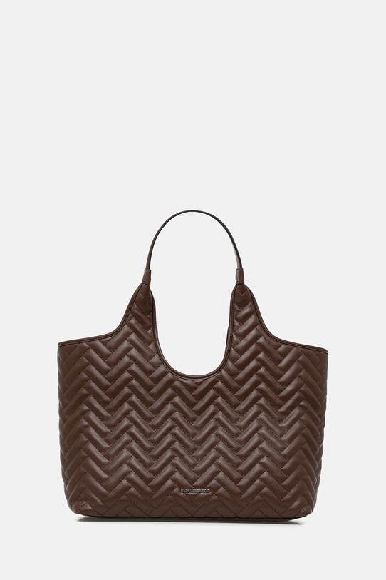 Karl Lagerfeld poșetă K/BRICK uni maro B1W30038