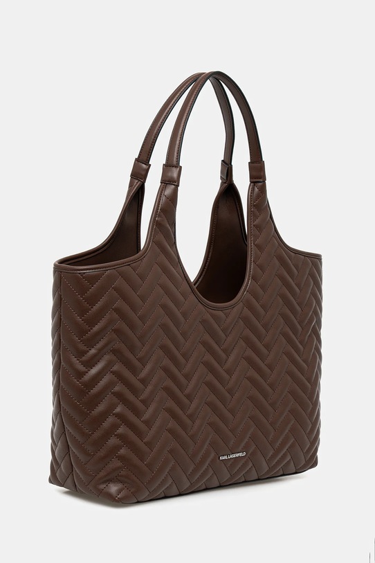 Karl Lagerfeld poșetă K/BRICK B1W30038 maro SS26