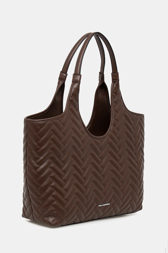 Karl Lagerfeld torebka K/BRICK B1W30038 brązowy SS26