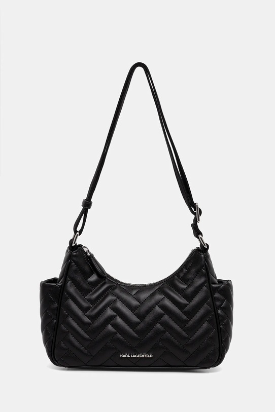 Torbica Karl Lagerfeld K/BRICK Našitek črna B1W30039