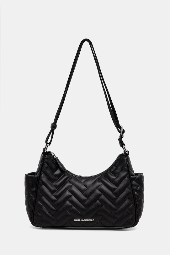 Torbica Karl Lagerfeld K/BRICK Našitek črna B1W30039