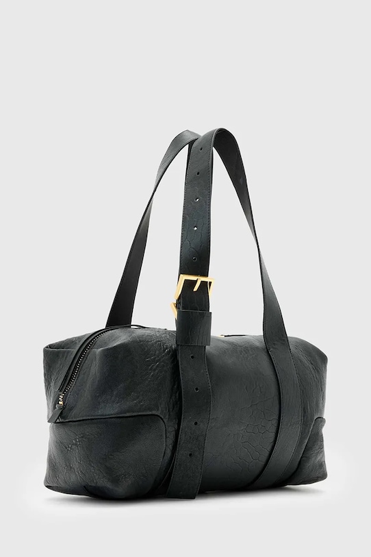 Akcesoria AllSaints torebka skórzana W493XD czarny