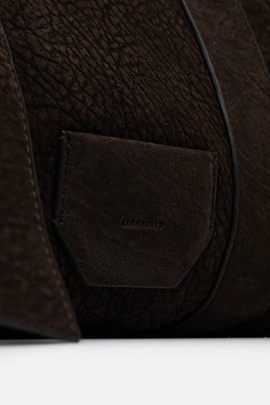 AllSaints torebka zamszowa brązowy W617XD