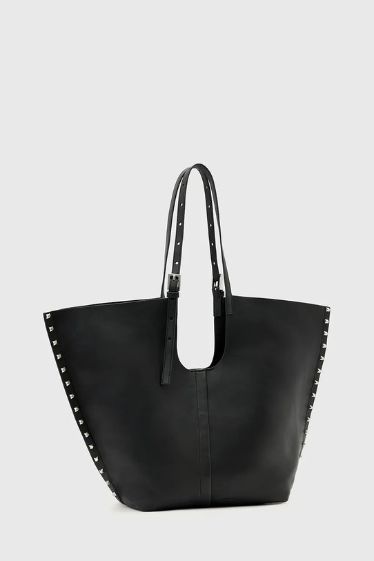 AllSaints torebka skórzana W591XD czarny SS26