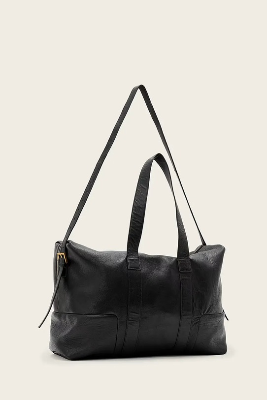 Akcesoria AllSaints torebka skórzana W512XD czarny