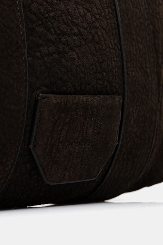 Δερμάτινη τσάντα AllSaints καφέ W615XD