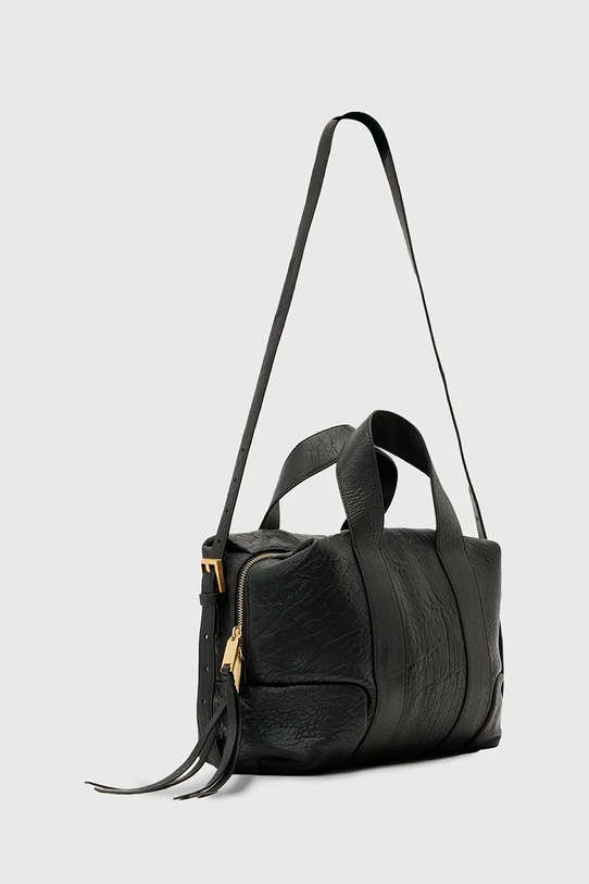 Akcesoria AllSaints torebka skórzana W509XD czarny