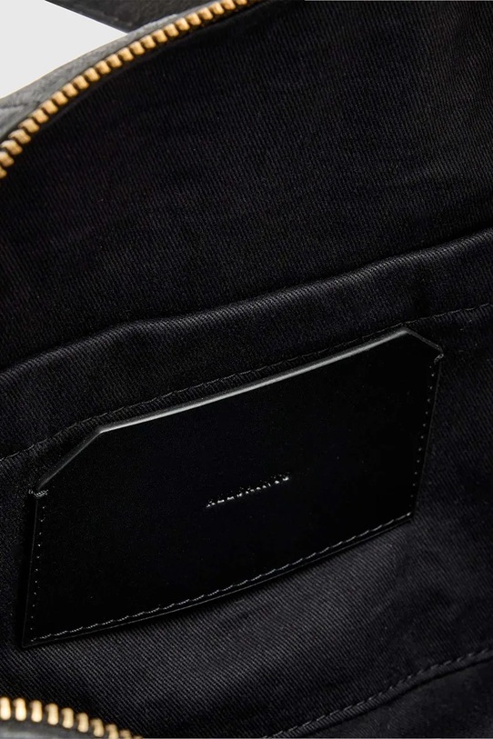 AllSaints torebka skórzana czarny W509XD