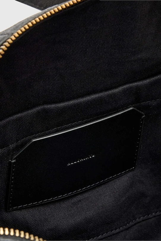 AllSaints torebka skórzana czarny W509XD