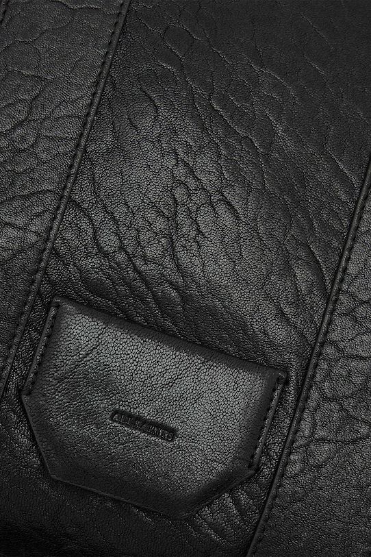 AllSaints torebka skórzana W509XD czarny