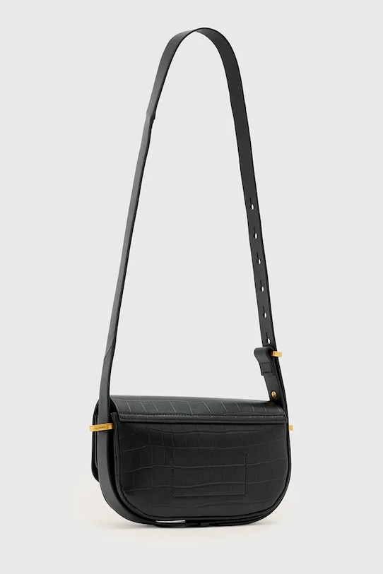 Αξεσουάρ Δερμάτινη τσάντα AllSaints W569XD μαύρο