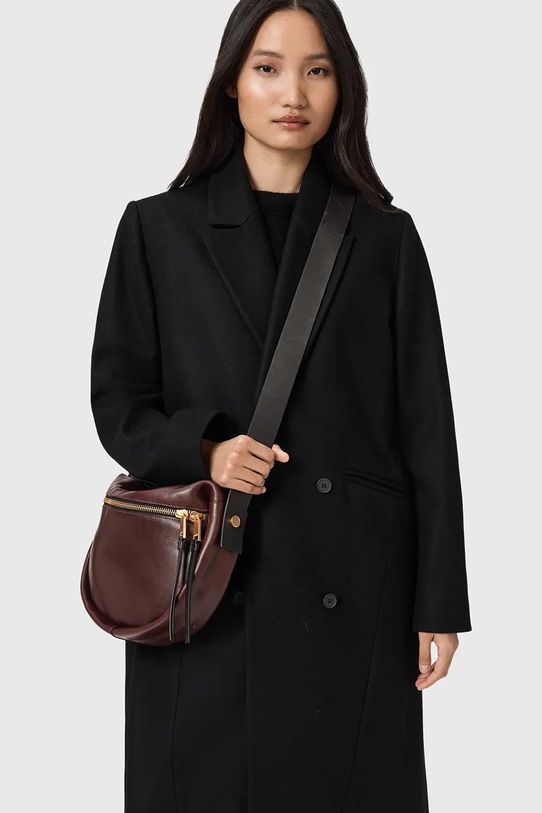 Kožená kabelka AllSaints W565XD