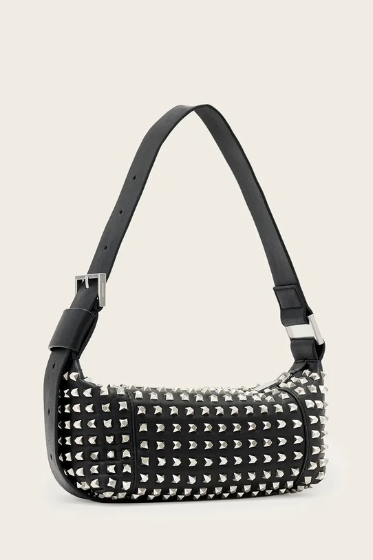 Akcesoria AllSaints torebka skórzana W558XD czarny