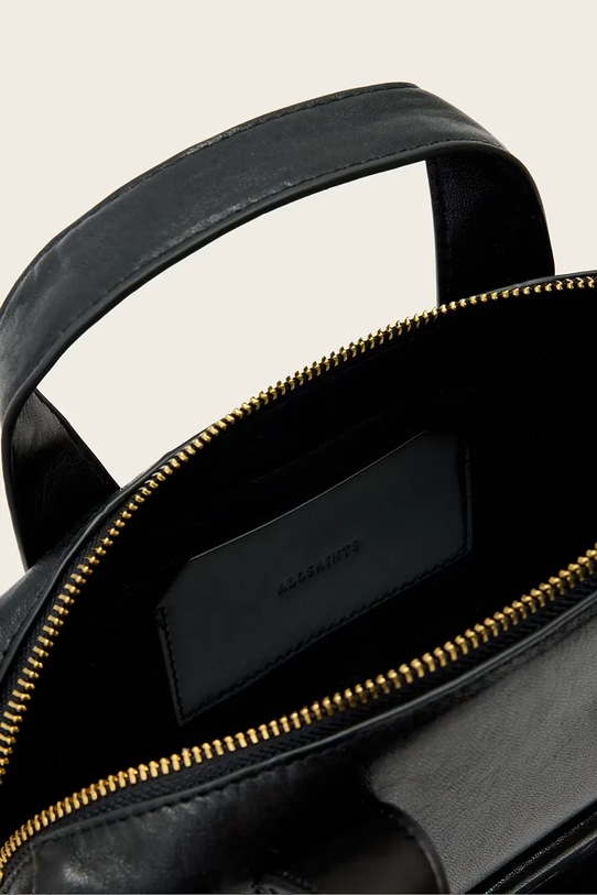 AllSaints torebka skórzana W510XD czarny