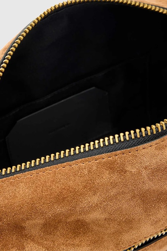 AllSaints torebka zamszowa brązowy W566XD