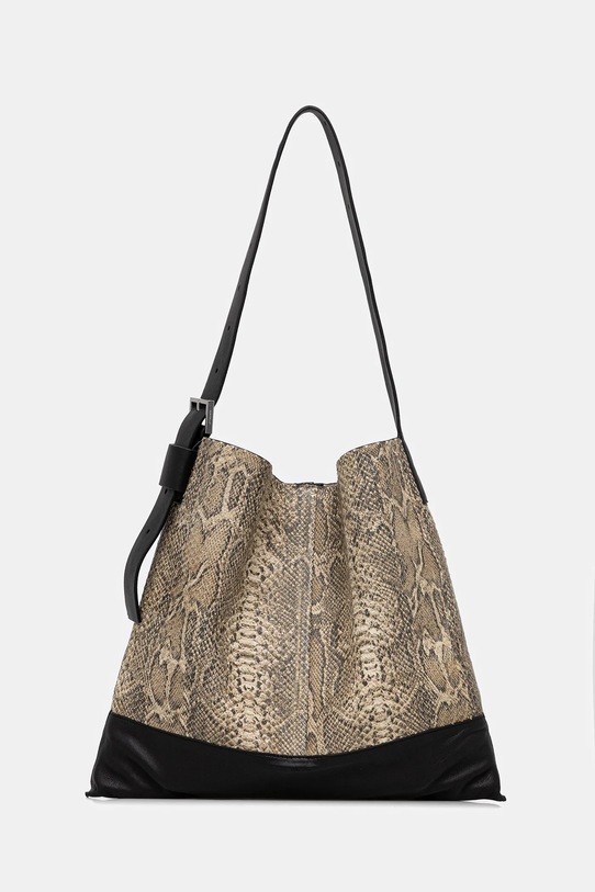 AllSaints torebka skórzana skóra licowa żółty W560XD