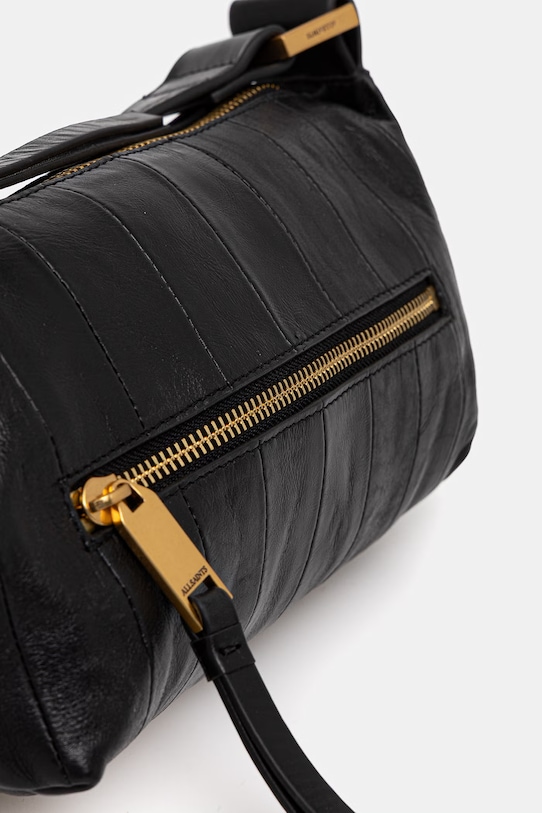 Akcesoria AllSaints torebka skórzana W556XD czarny