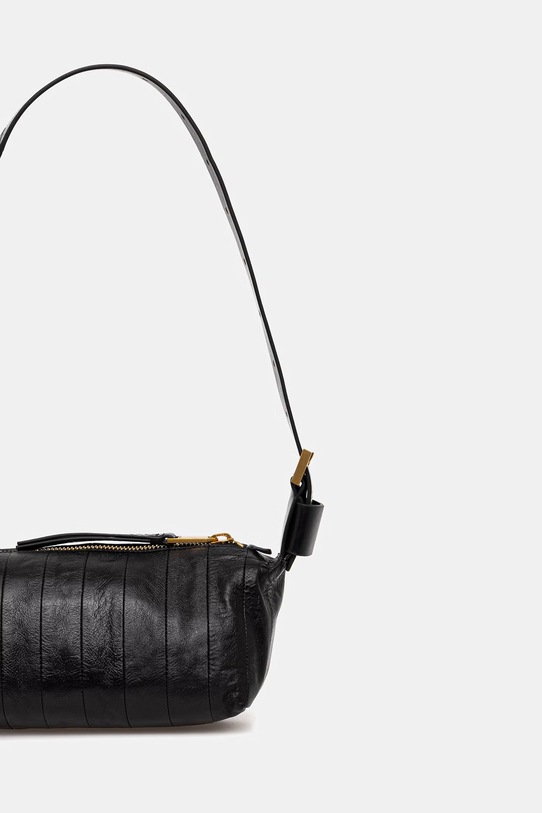 AllSaints torebka skórzana czarny W556XD