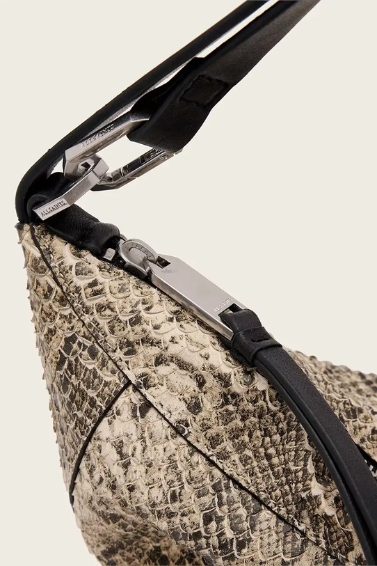 AllSaints torebka skórzana beżowy W547XD