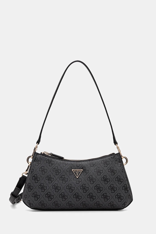 Τσάντα Guess NOELLE απομίμηση λείου δέρματος γκρί HWBG96.72730