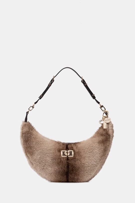 Kabelka Guess MAVIS textilný hnedá HWFG96.74020