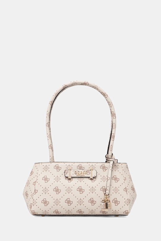 Τσάντα Guess CARRIE απομίμηση λείου δέρματος μπεζ HWGP98.98080