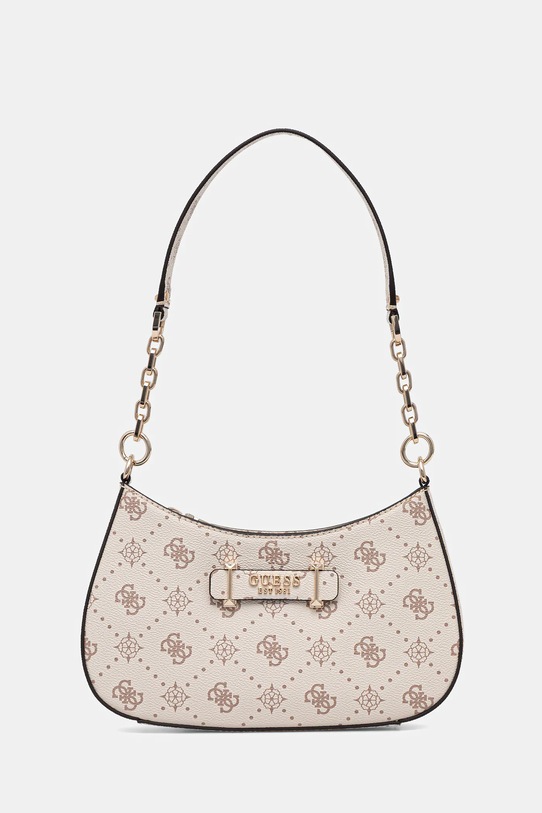 Τσάντα Guess CARRIE λεπτό μοτίβο μπεζ HWGP98.98180