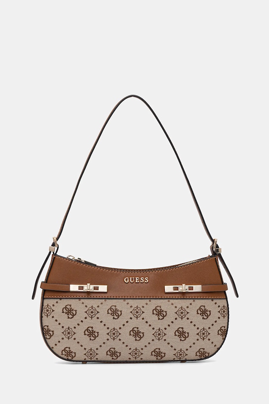 Τσάντα Guess MELINDA υφασμάτινο μπεζ HWJP99.02170